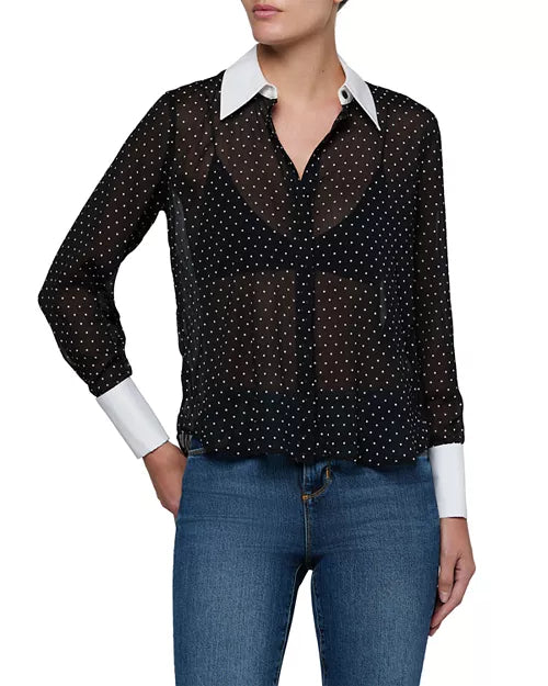 Sona Poplin Collar Blouse