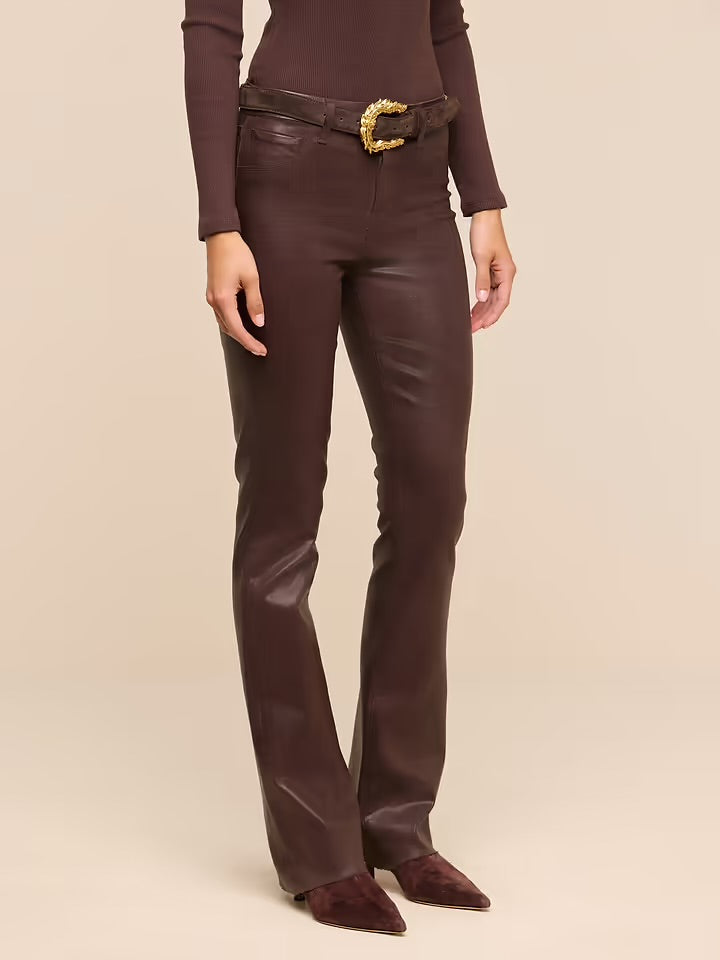 Ruth Coated Straight Leg Jeans