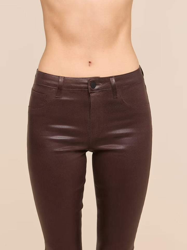 Ruth Coated Straight Leg Jeans