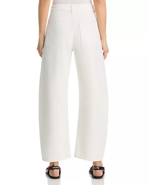 High Rise Twisted Barrel Jeans