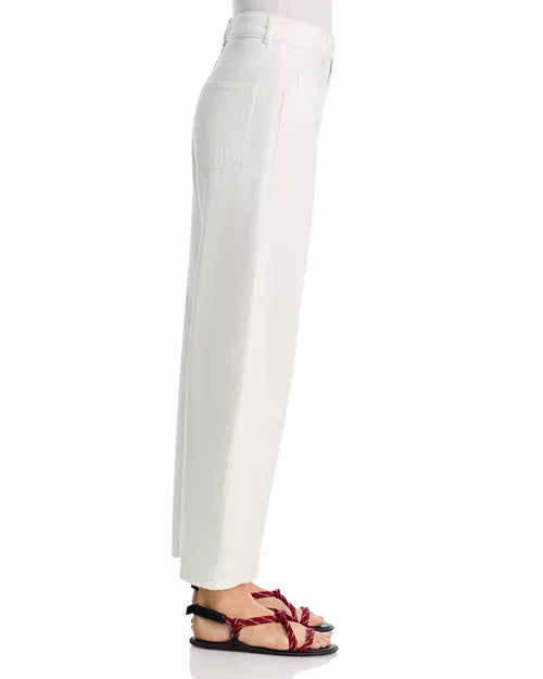 High Rise Twisted Barrel Jeans