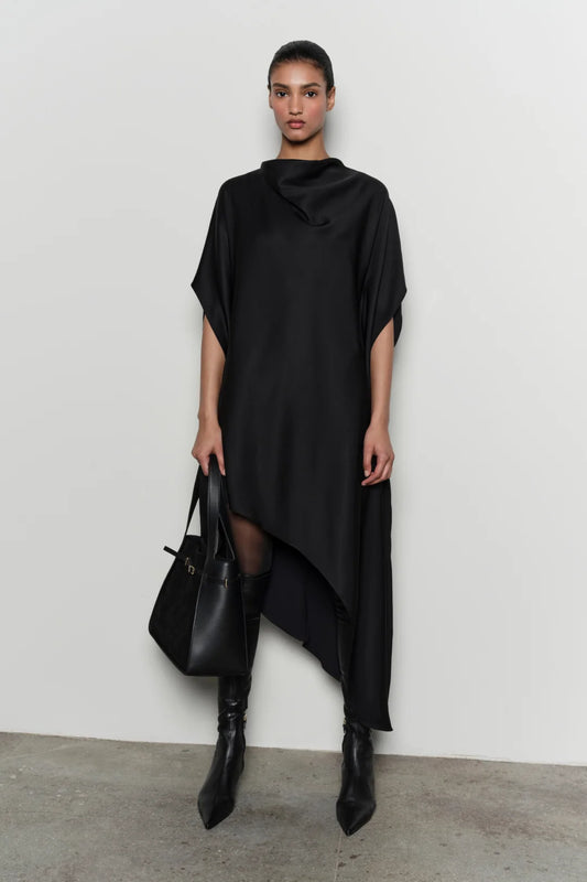 Sadia Cape Midi Dress