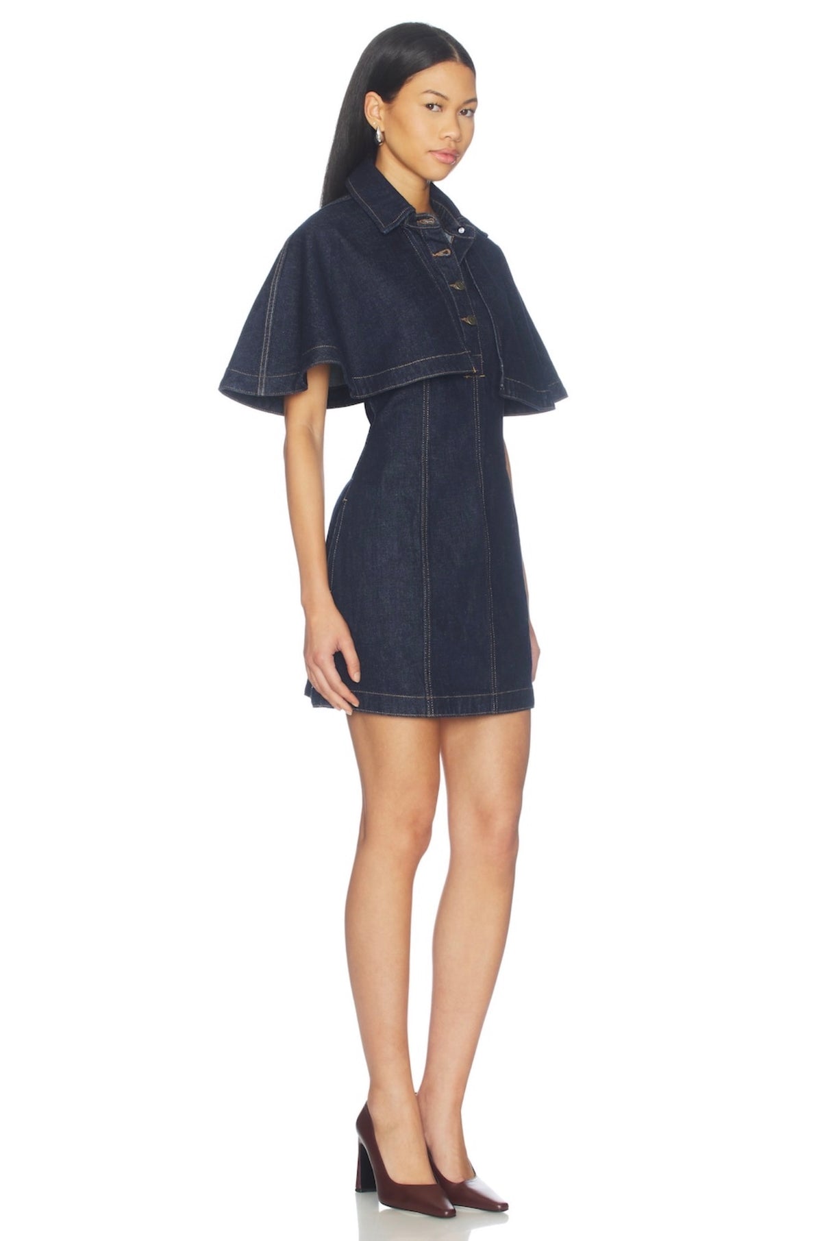 Shreya Mini Cape Dress