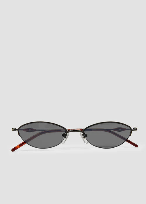 Jewel-Black Red Tortoise and Black Lens