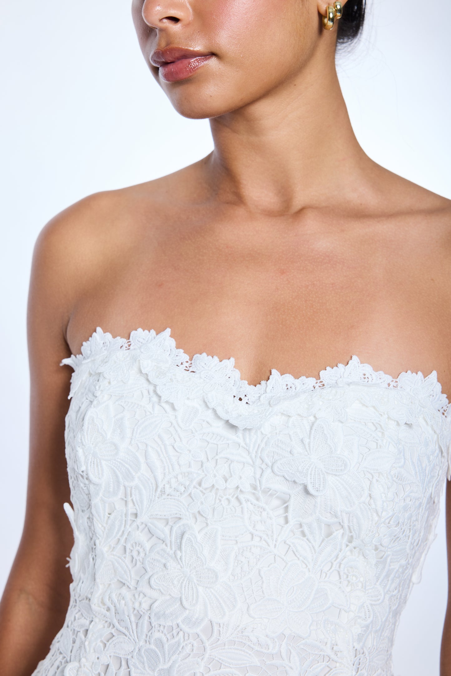 MAKAIA 3D BUTTERFLY LACE  DRESS