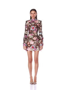 Nicole Pink Mini Dress