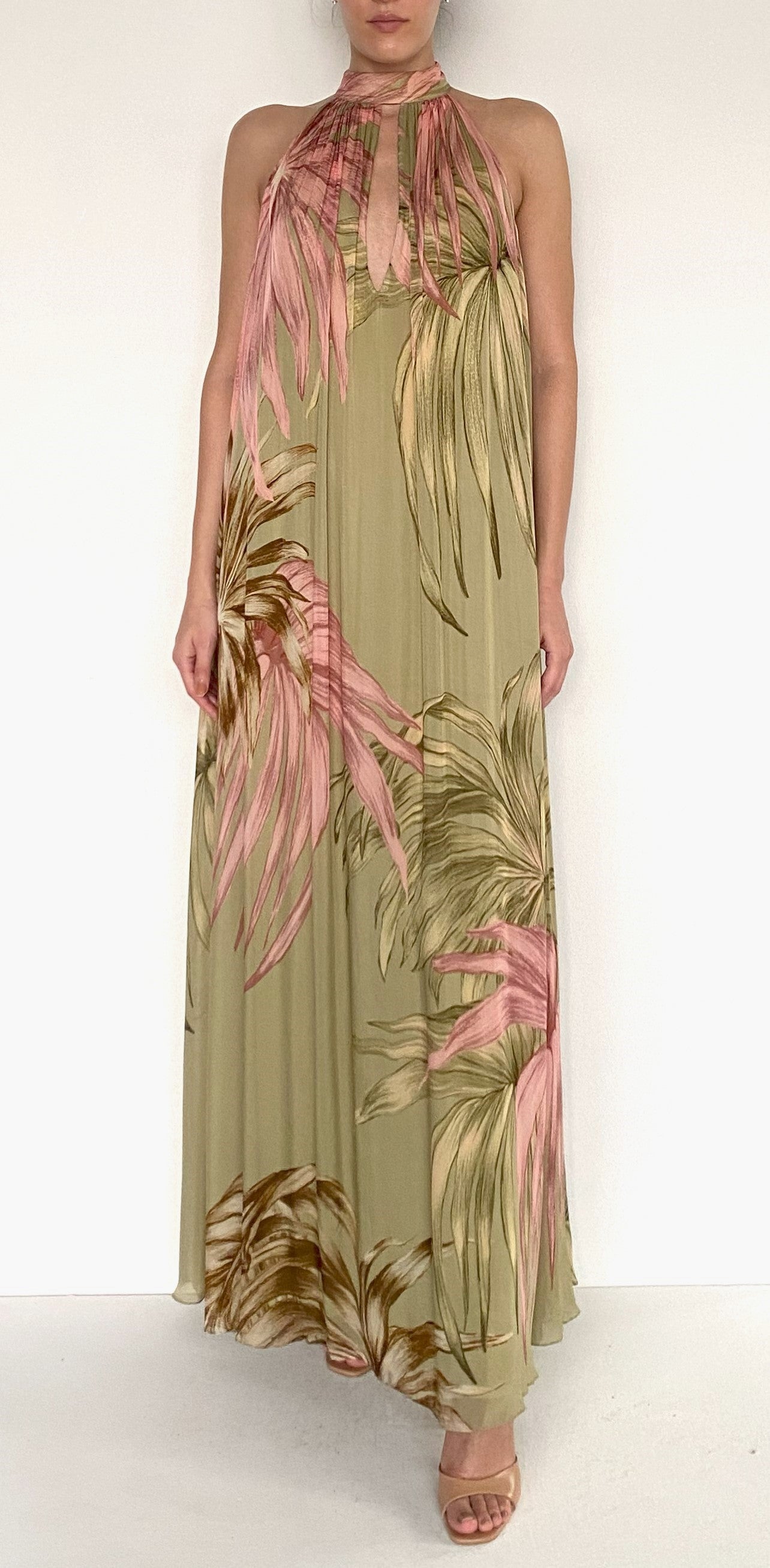FLARED MAXI DRESS