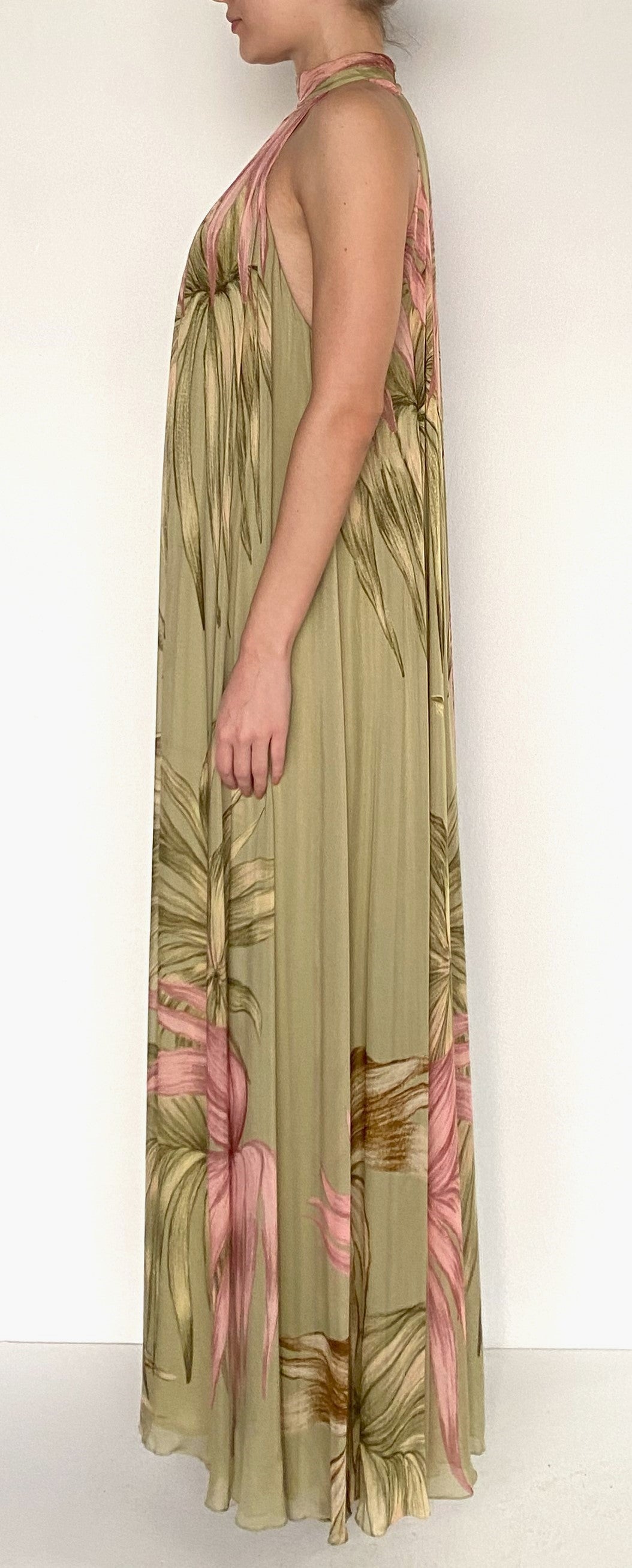 FLARED MAXI DRESS