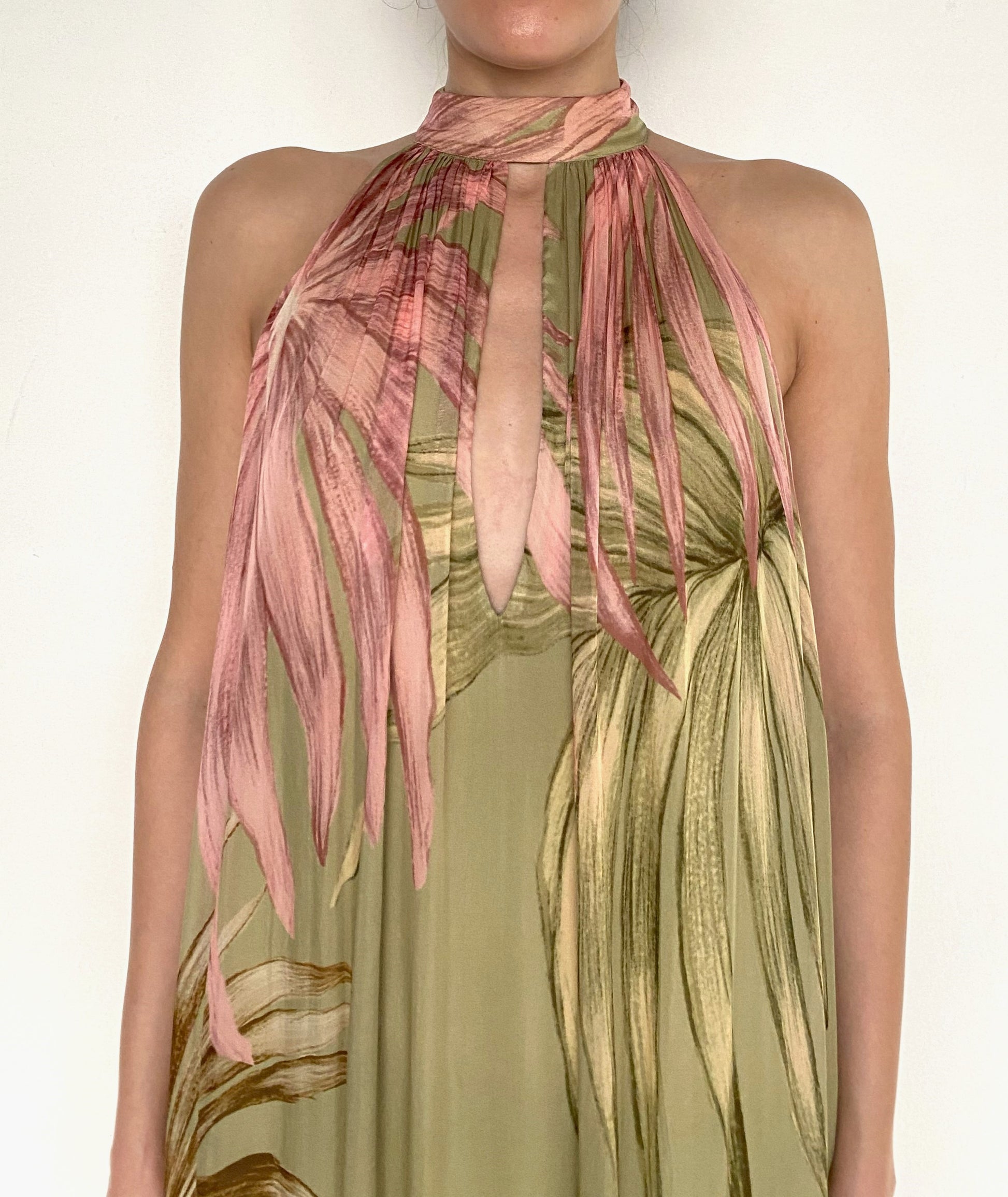FLARED MAXI DRESS