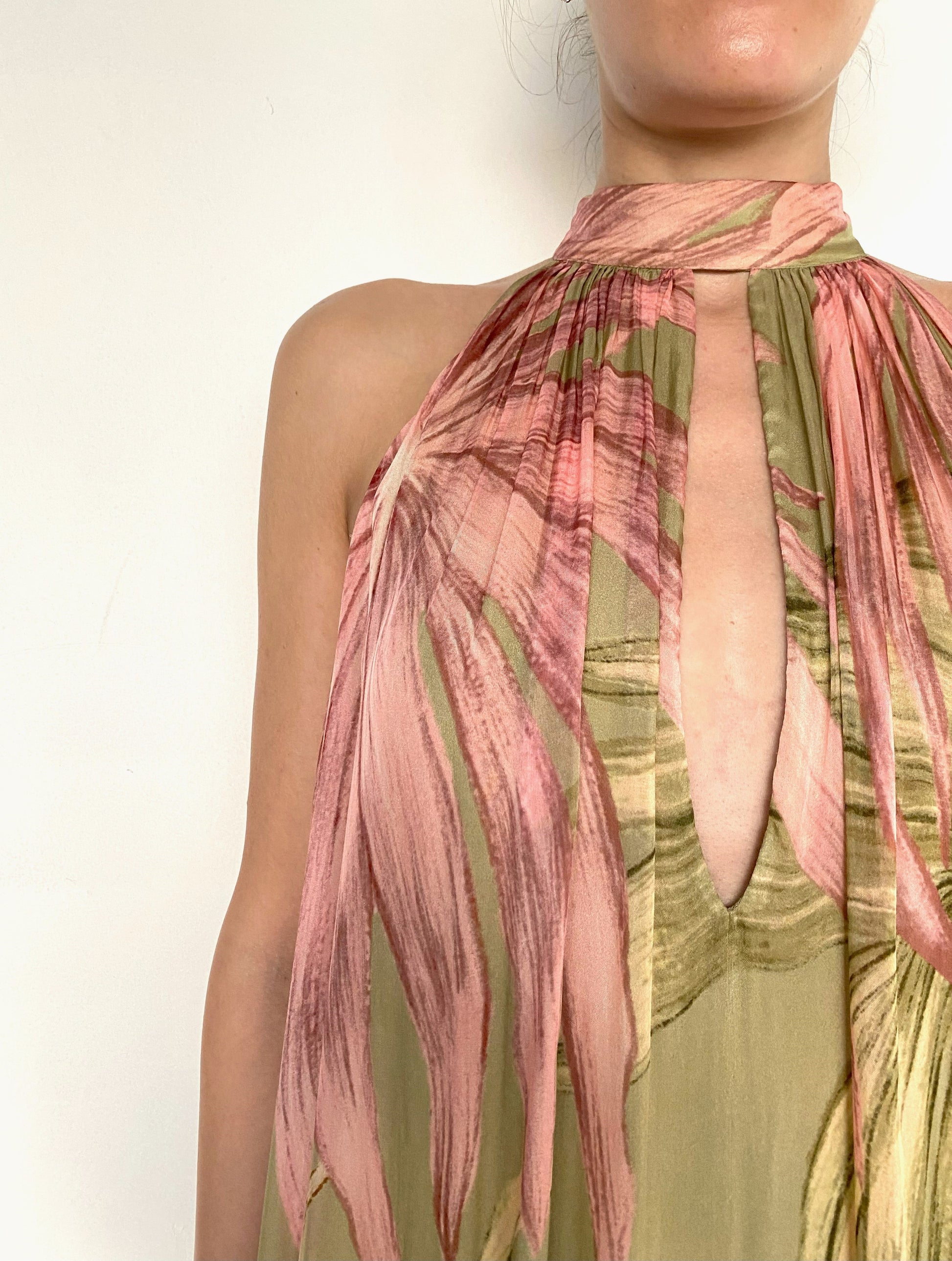 FLARED MAXI DRESS