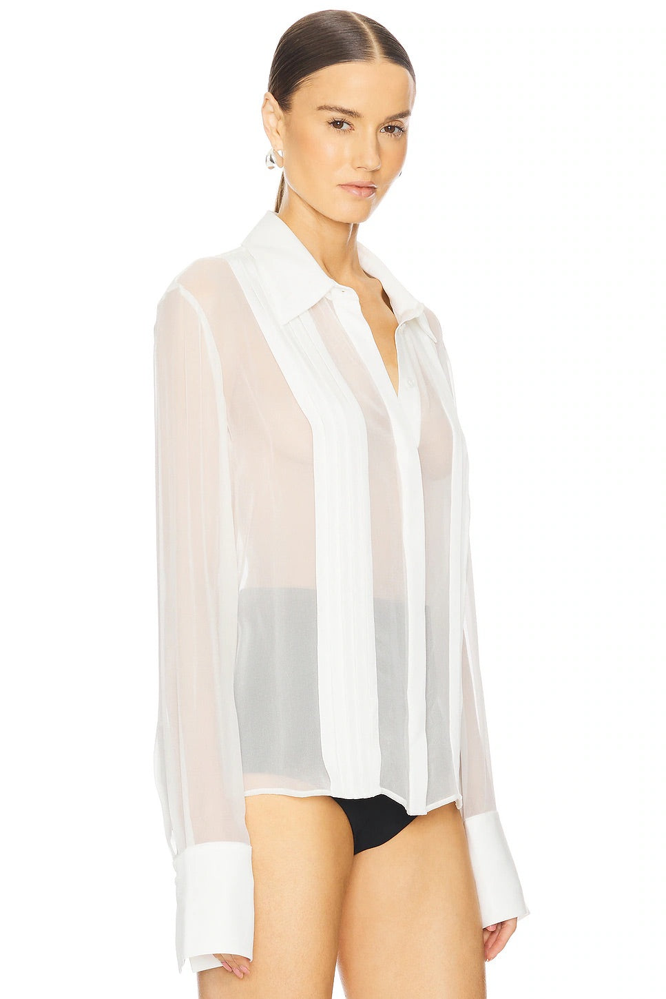 Meghan Panelled Silk Blouse