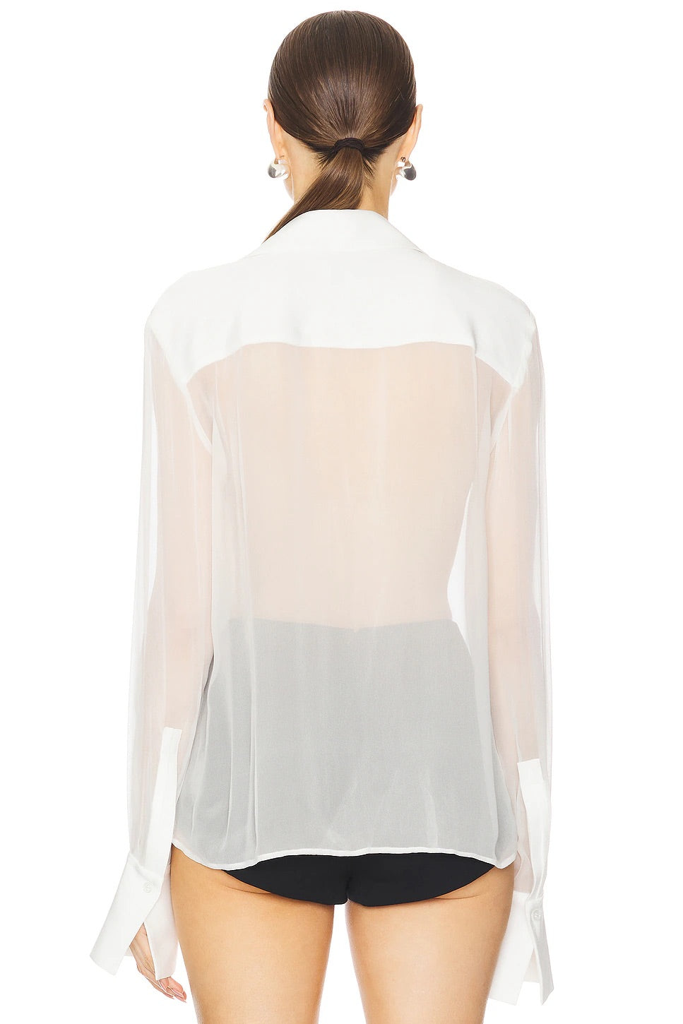 Meghan Panelled Silk Blouse