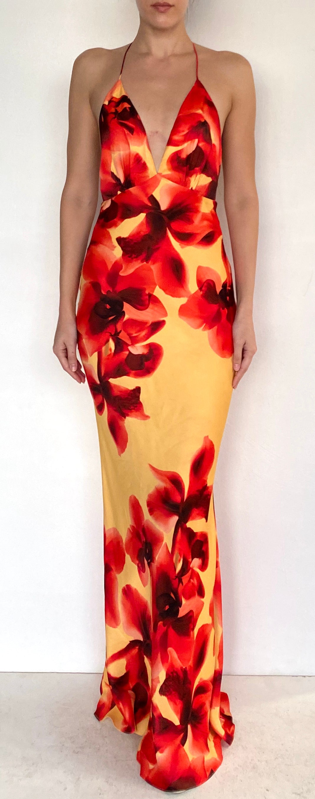HALTER NECK MAXI DRESS