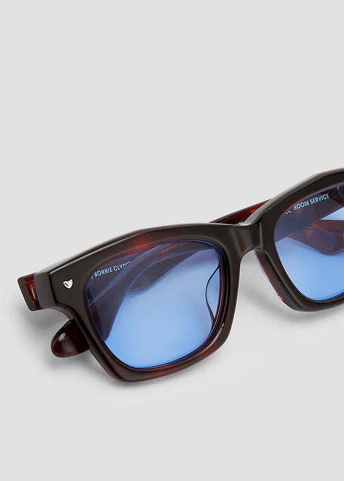 ROOM SERVICE Red Tortoise and Blue Tint