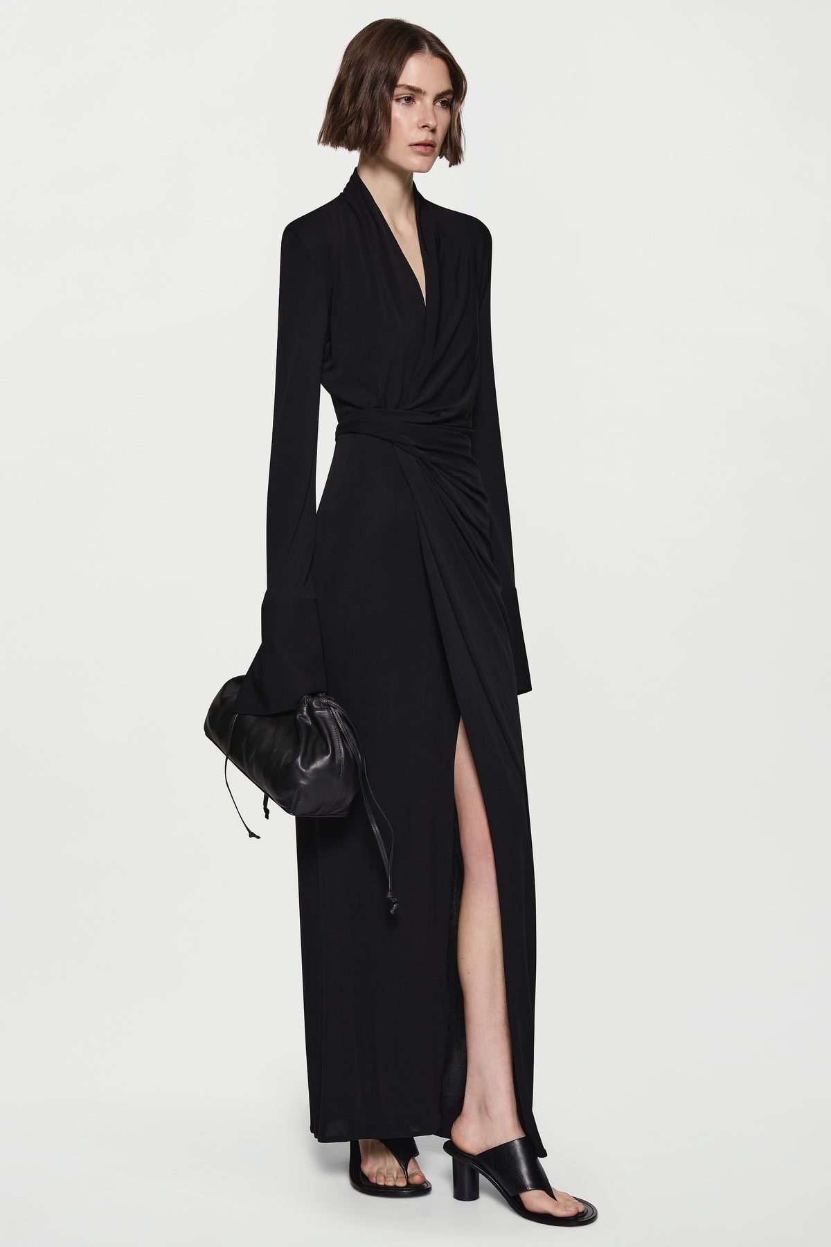 Wrap Jersey Dress