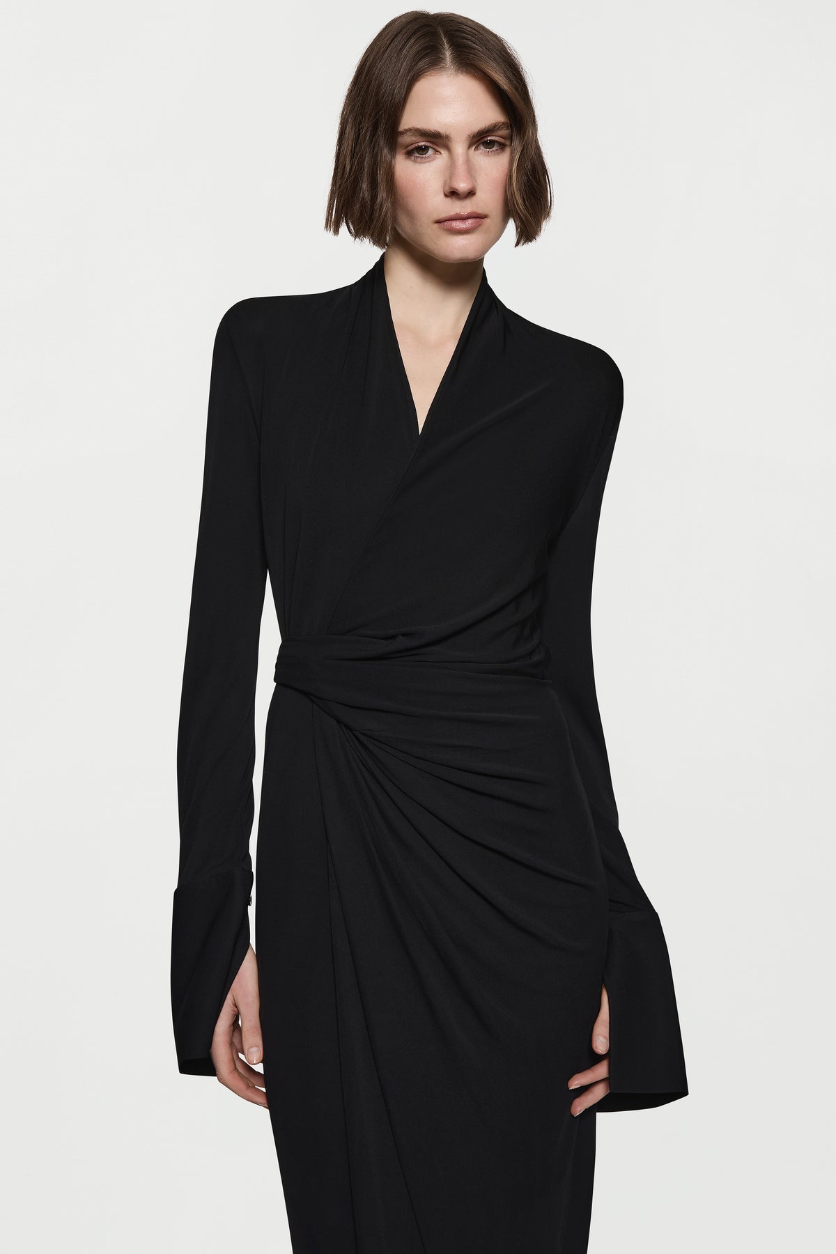 Wrap Jersey Dress