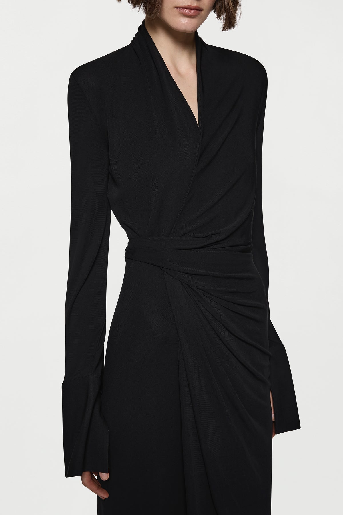 Wrap Jersey Dress