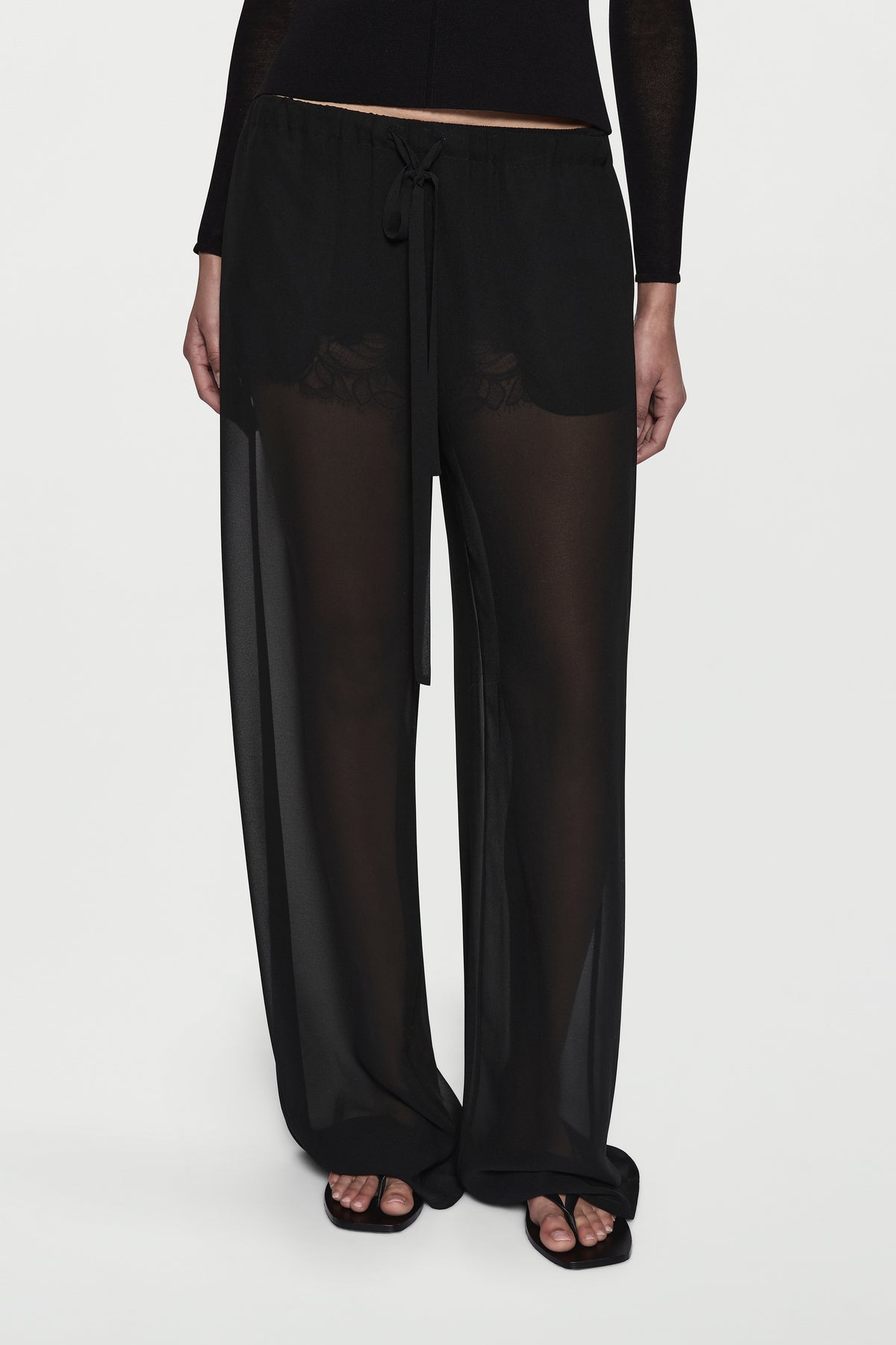 Silk Drawstring Pant