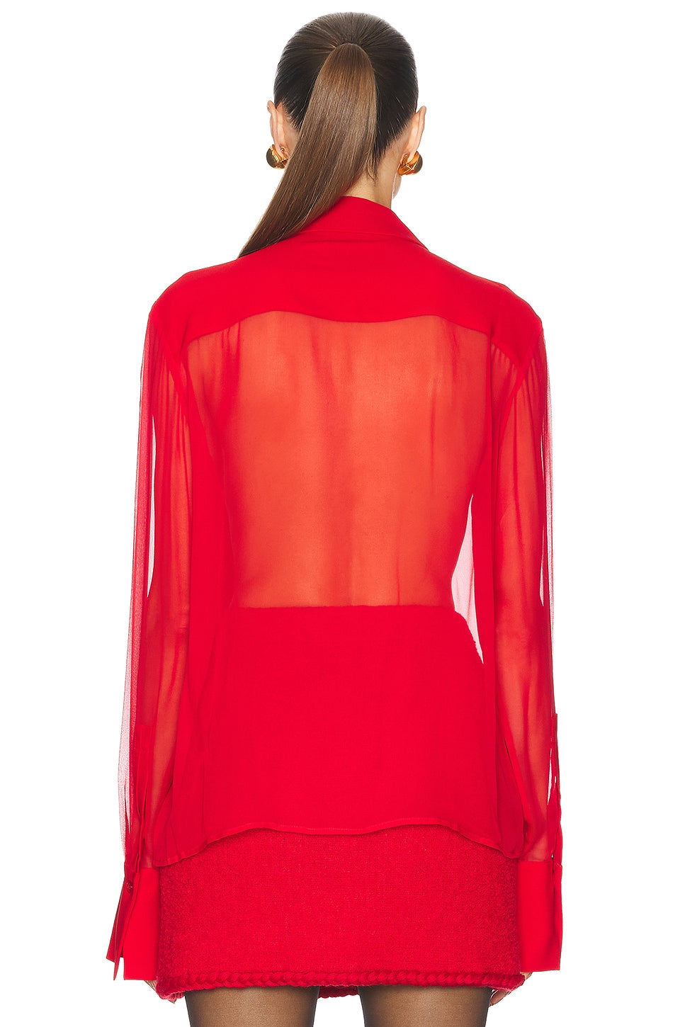 Meghan Panelled Silk Blouse
