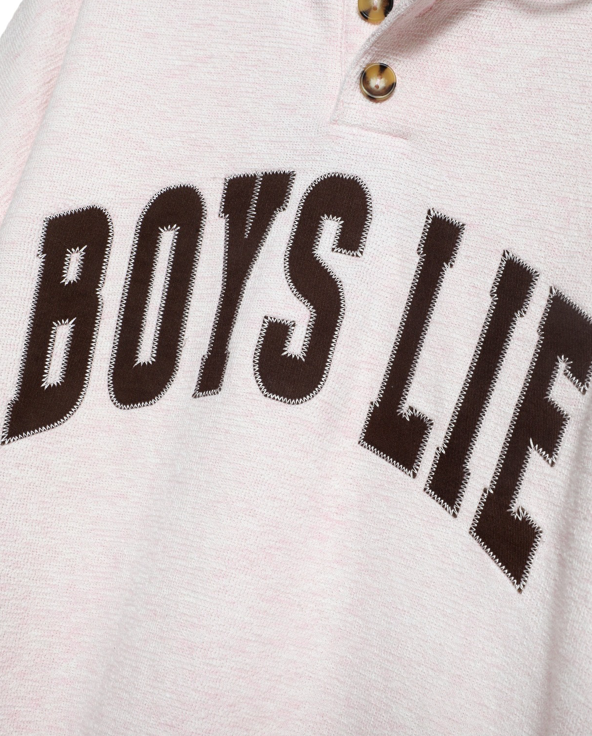 Smoke and Mirrors Henley Crewneck-Boys Lie