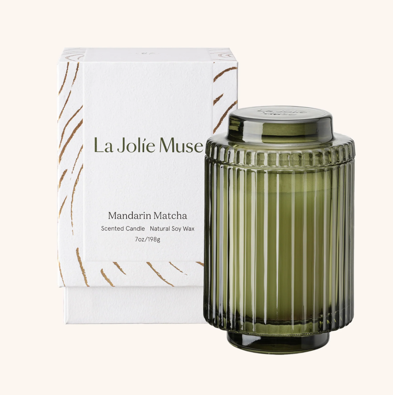 La Jolie Muse - Amélie – Mandarin Matcha Candle 7oz