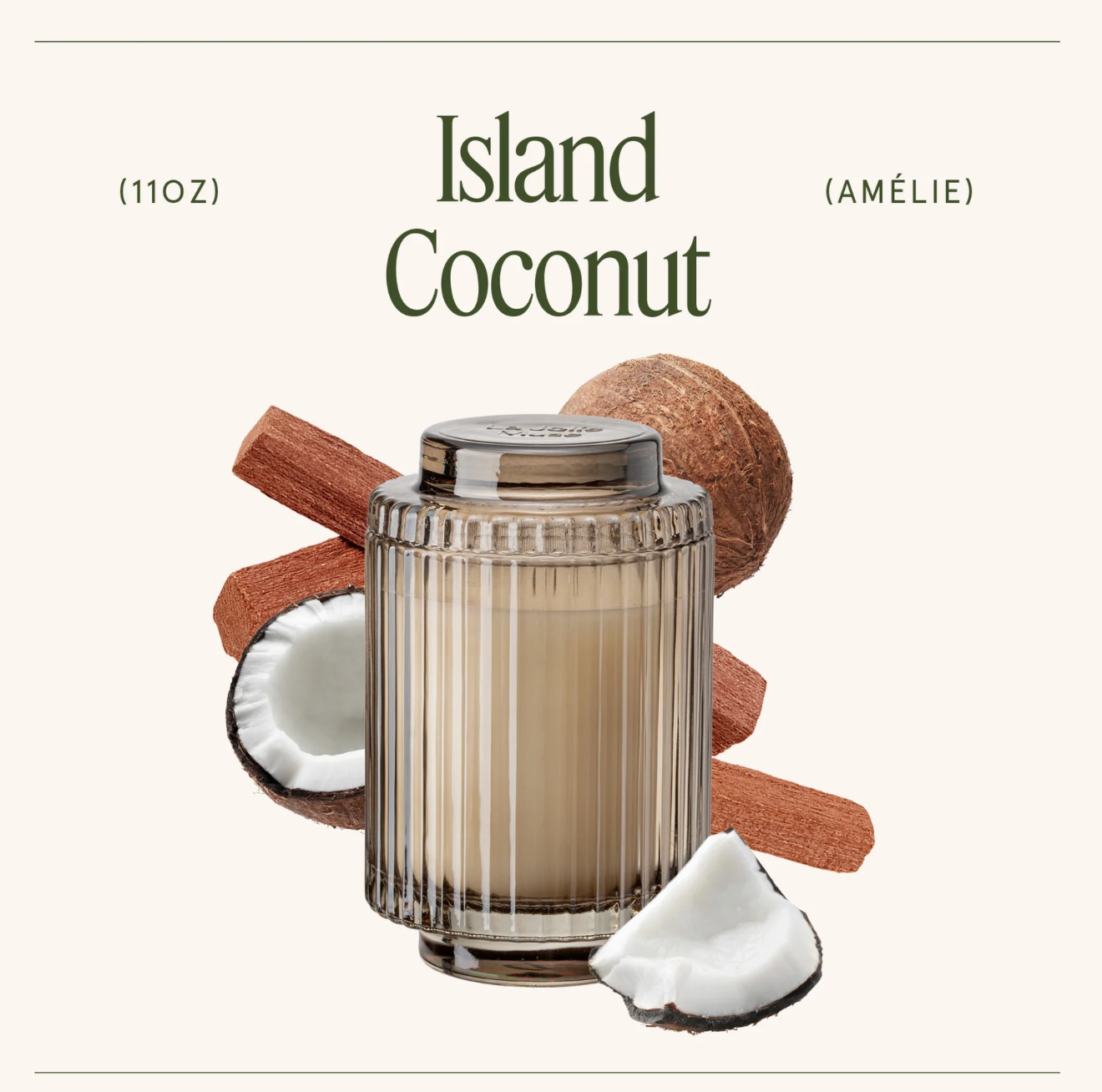 La Jolie Muse - Amélie – Island Coconut Candle 11oz