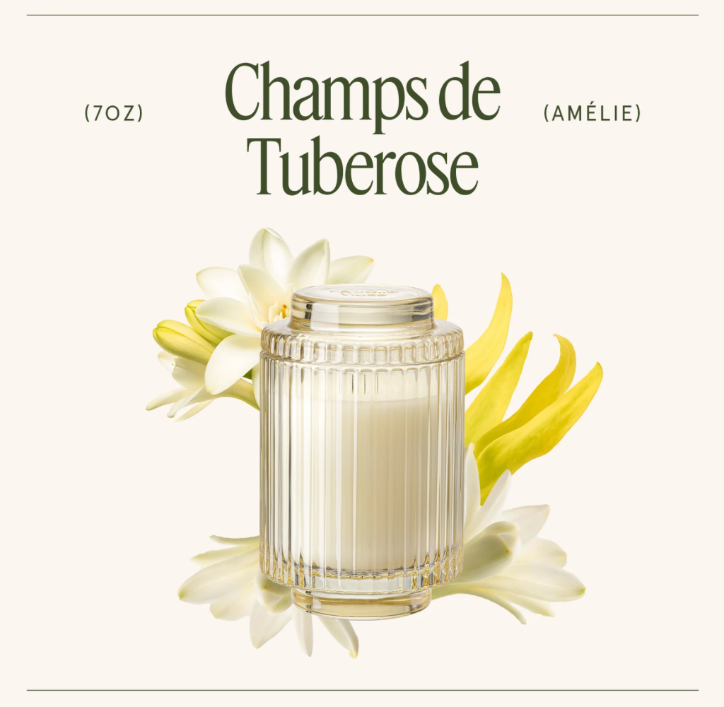 La Jolie Muse - Amélie – Champs de Tuberose Candle 11oz