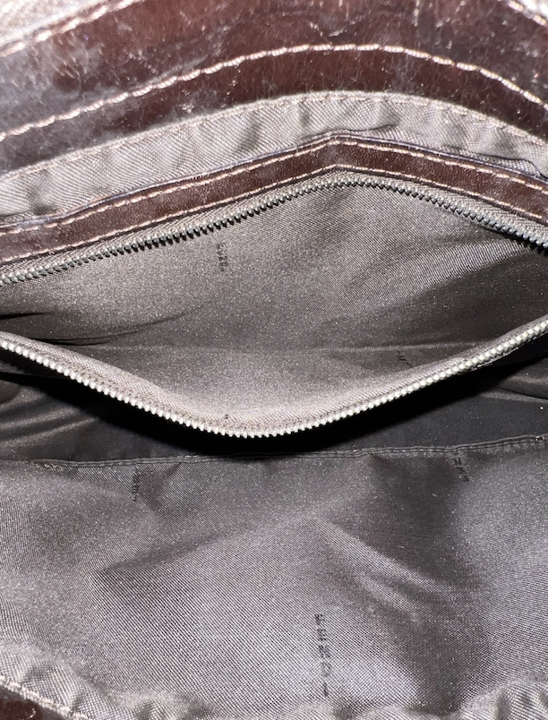 Fendi Zucchino Mama Baguette Shoulder Bag
