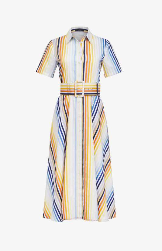 Jean- Short Sleeve Dress- Toccin