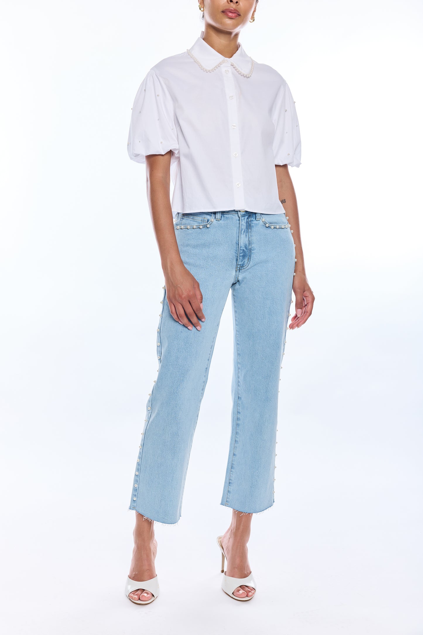 SOO PEARL POPLIN SHIRT