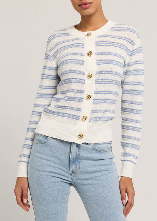 LAUREL STRIPE CARDIGAN
