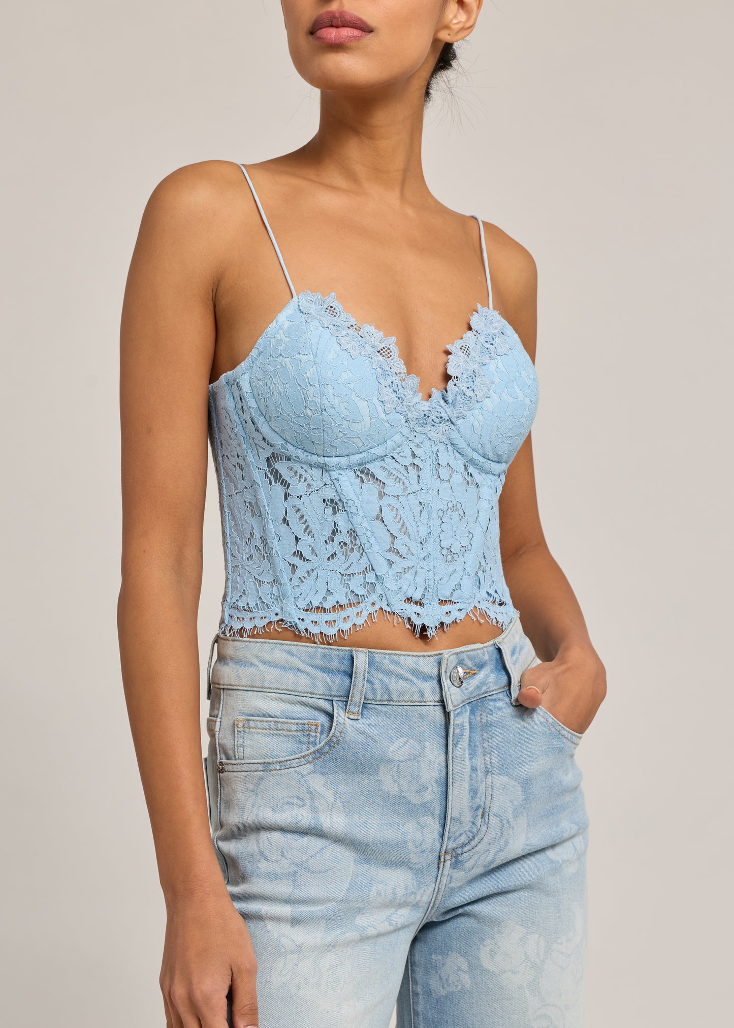 MIAMI LACE BUSTIER