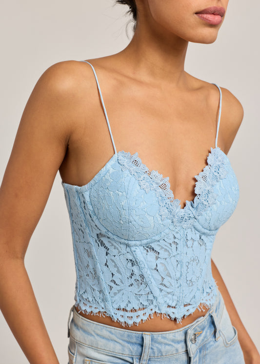 MIAMI LACE BUSTIER