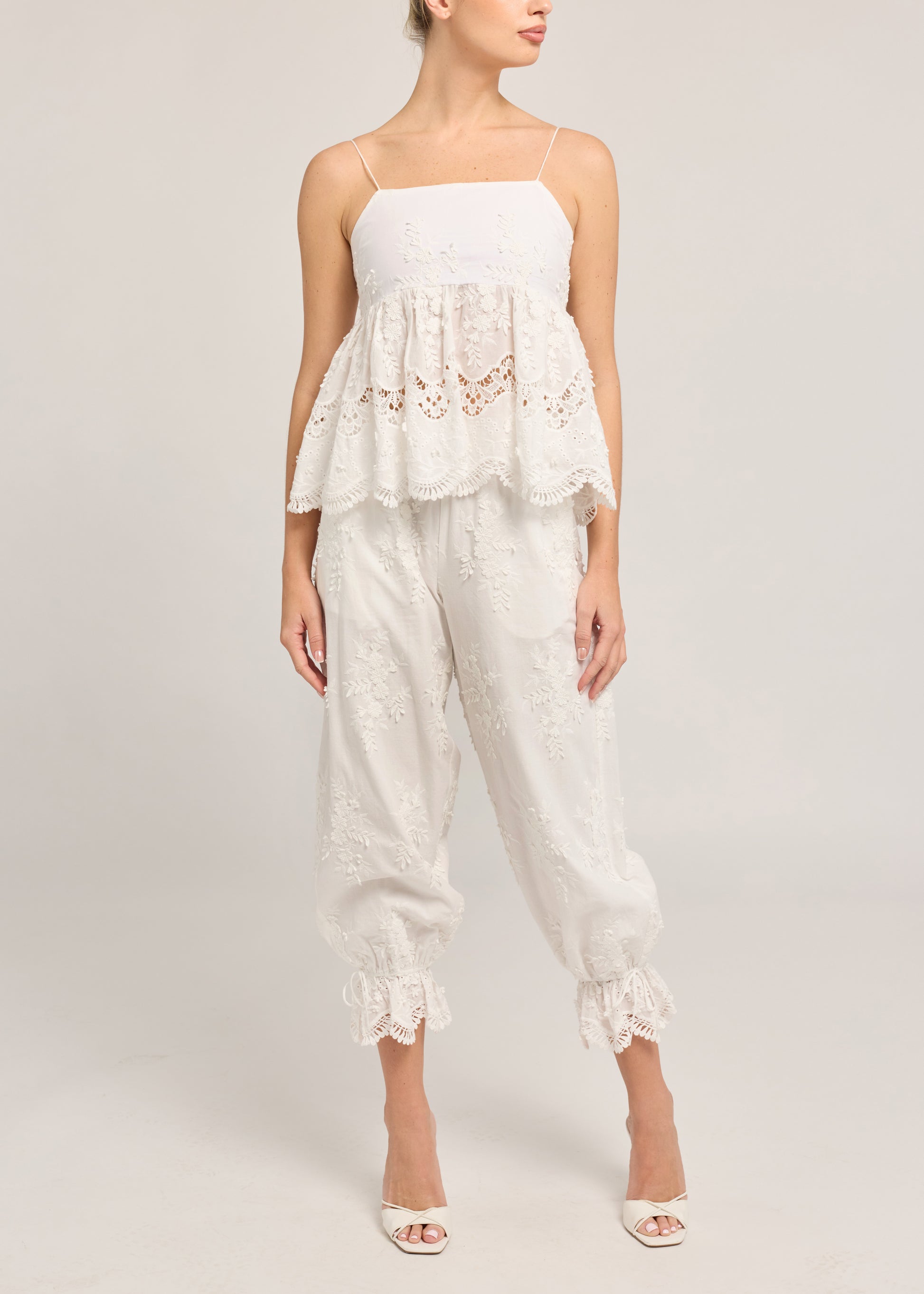 HARRIET 3D VOILE BALLOON PANTS