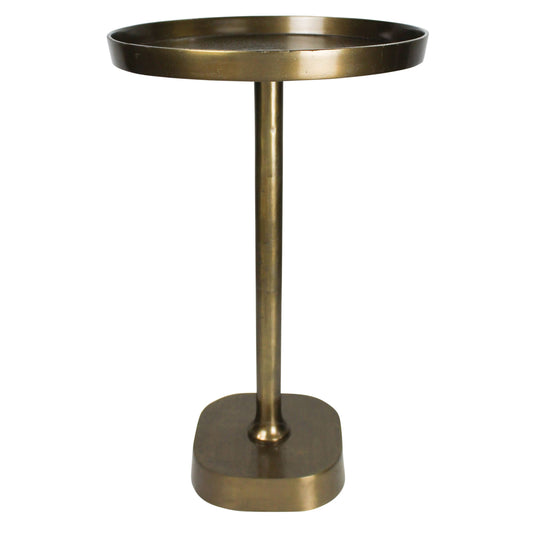 Fulton Side Table, Brass