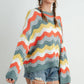BUTTERMELON - Color Block Sweater  - BMW7639