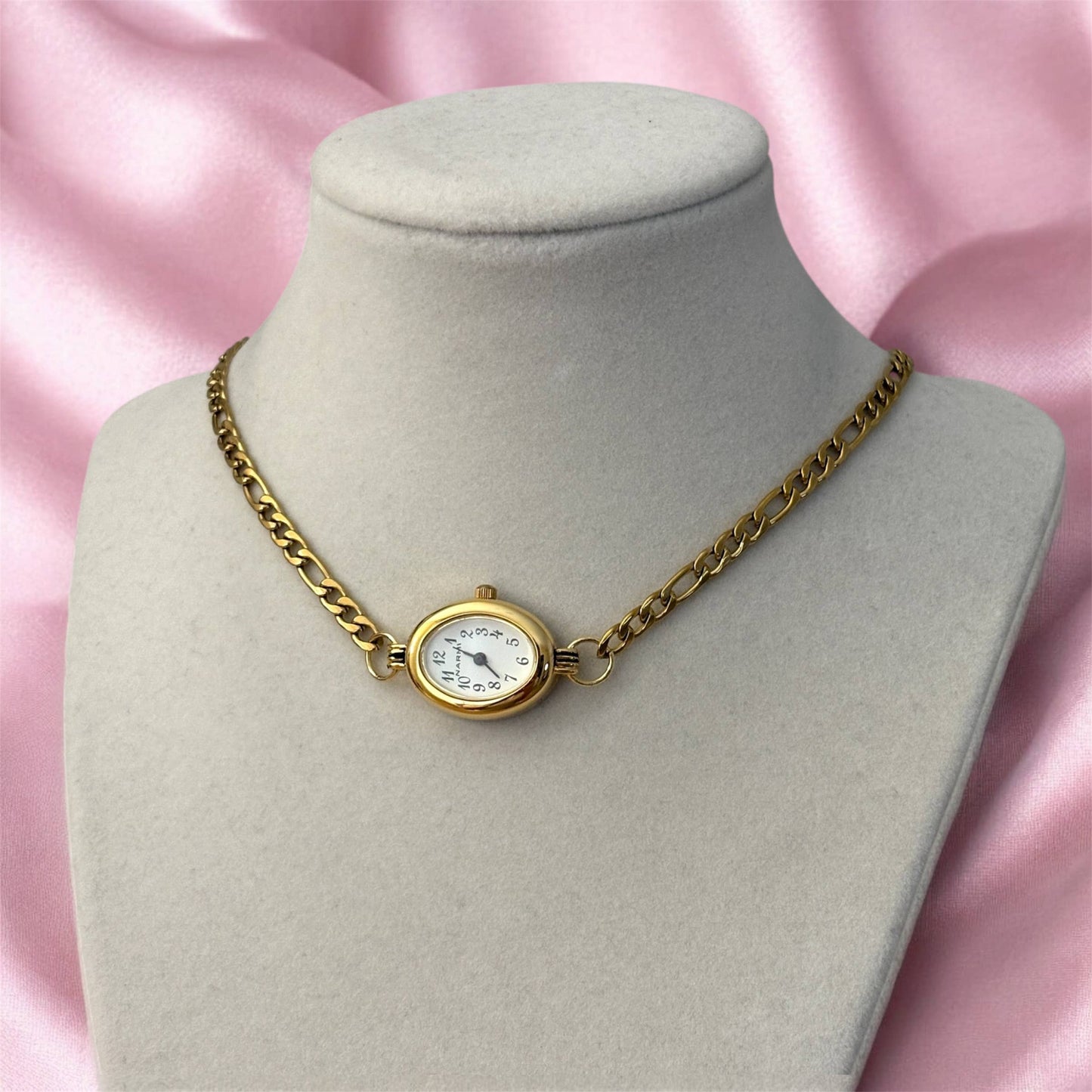 Chelsea Rose - Vintage Watch Choker Necklace