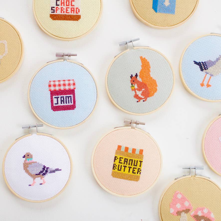 Cotton Clara Craft Kits & Supplies - Tea Cross Stitch Kit