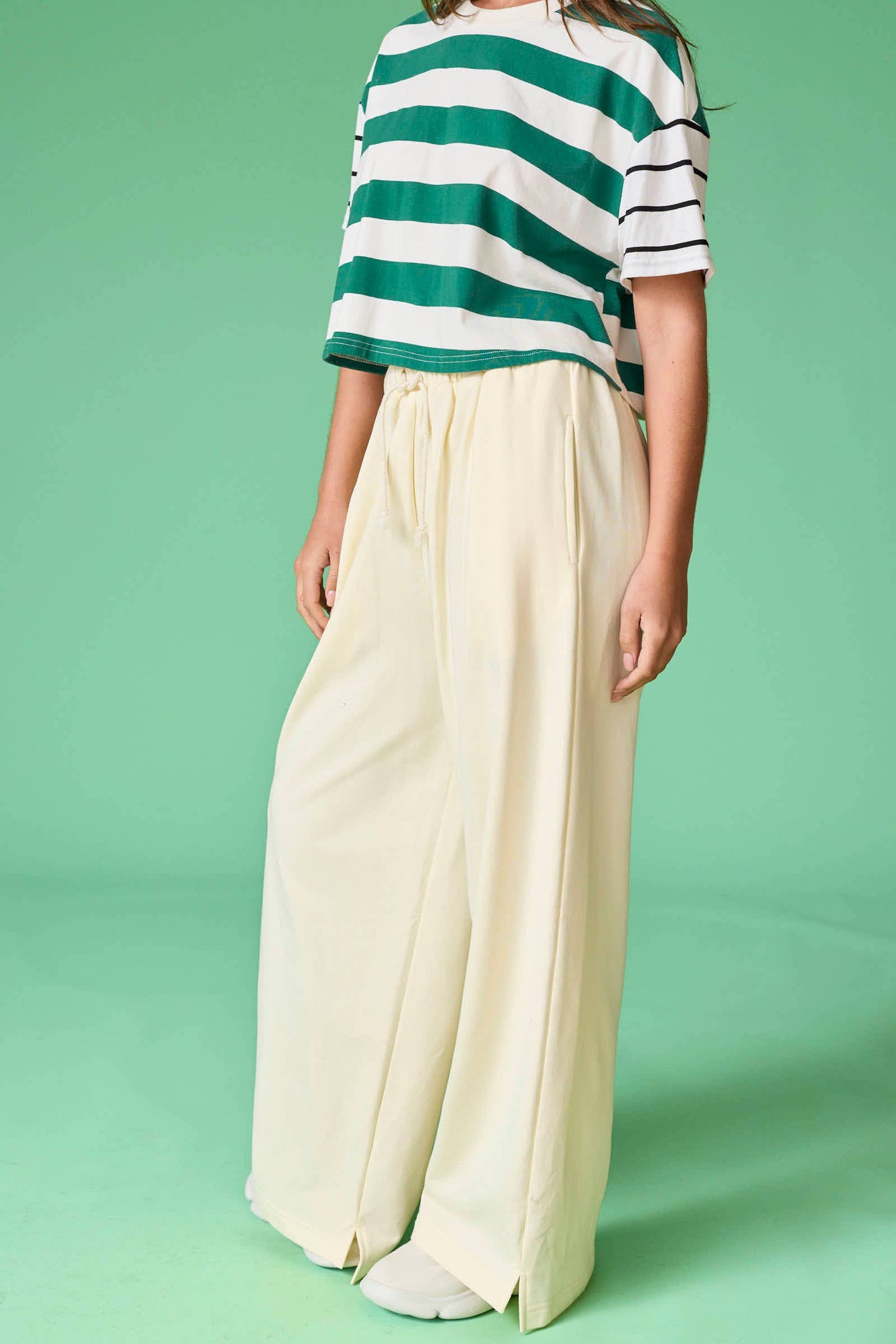 Cora Wide- Leg Sweat Pants