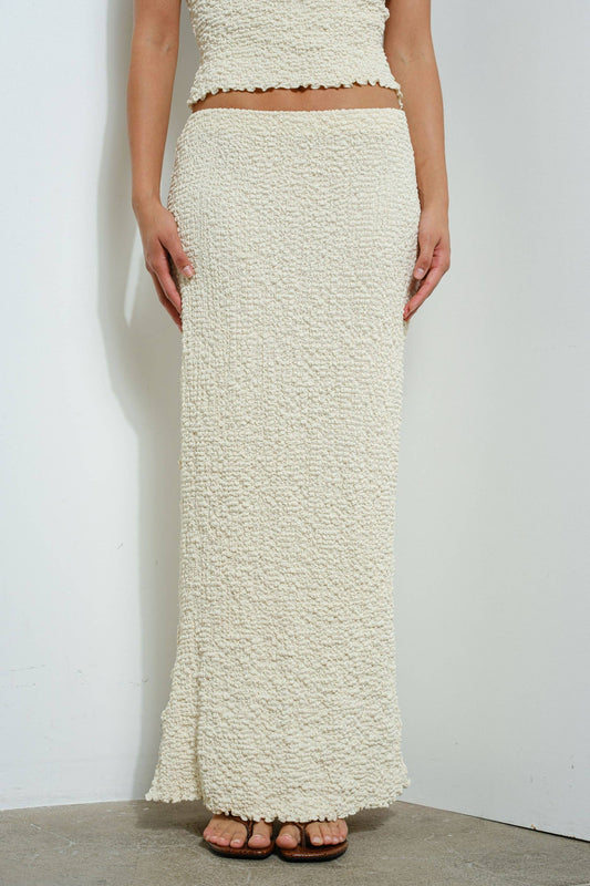 Pretty Garbage - TEXTURED MAXI SKIRT