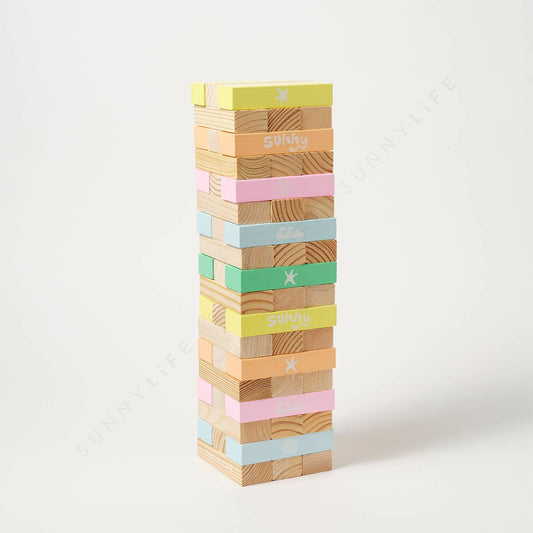 Sunnylife - Pool Side Giant Jumbling Tower Pastel Gelato