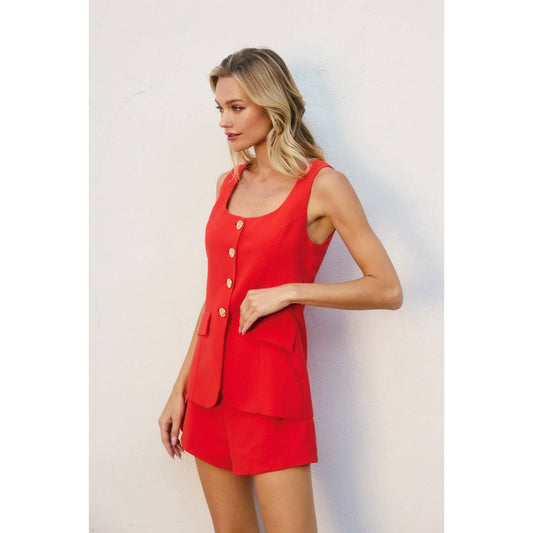 Razorback Red Romper