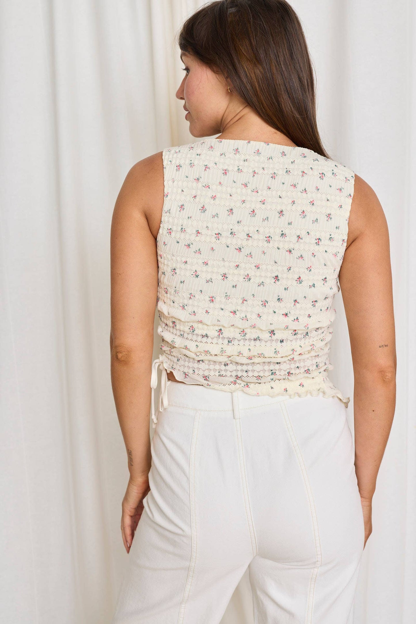 Mercedes Asymmetrical Sleeveless Top - Papermoon