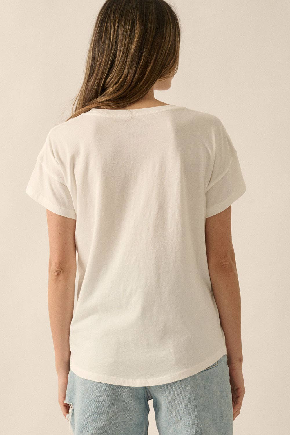 Vintage Canvas - Currently in Love Garment-Wash Graphic Tee