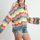 BUTTERMELON - Color Block Sweater  - BMW7639