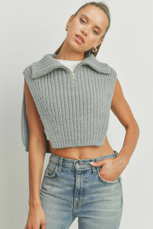 Turtleneck Sweater Vest
