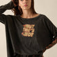 Vintage Canvas - But She's Hot Flames Mineral Wash Graphic Tee