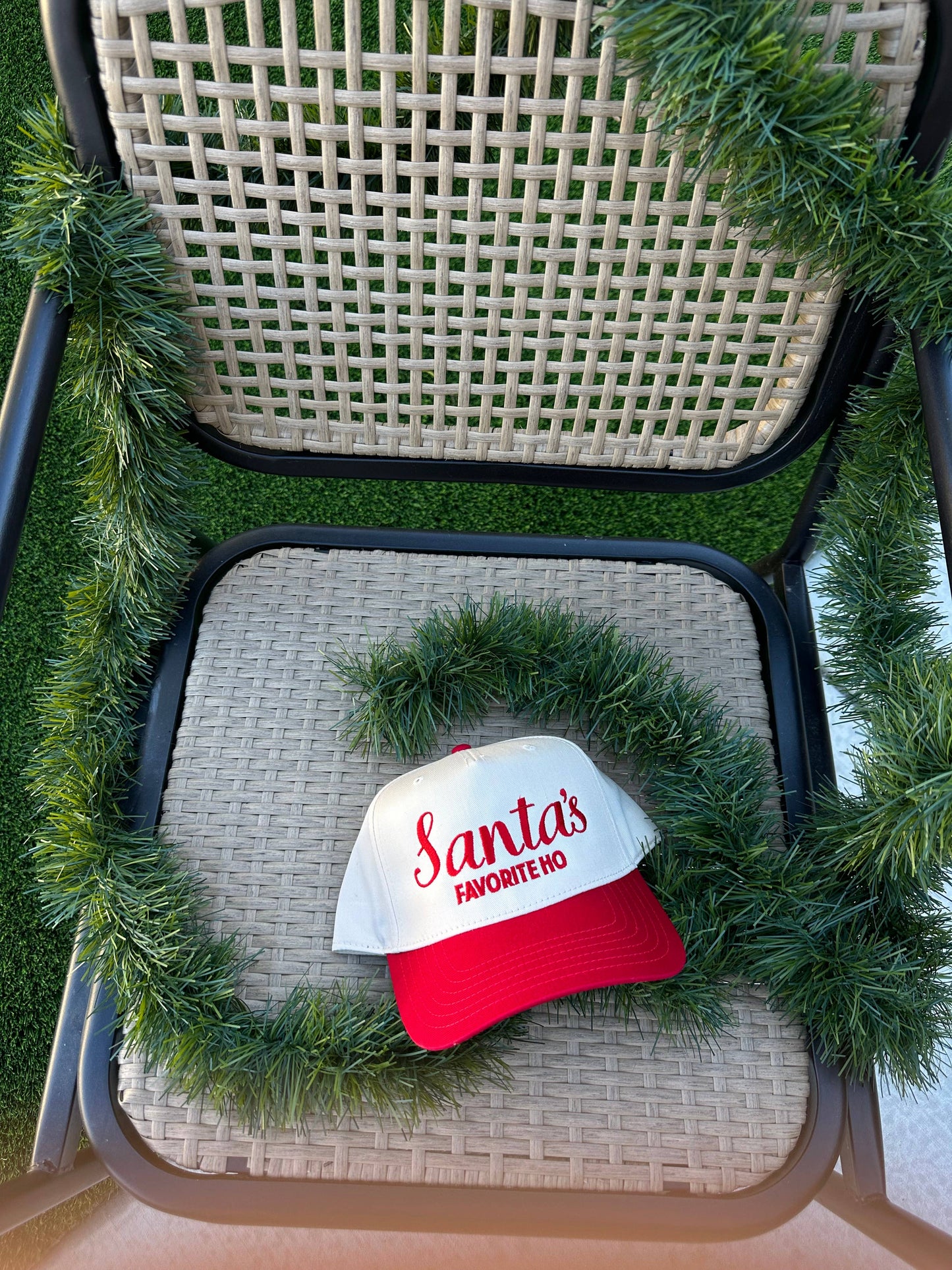 Electric Label Santa’s Favorite Ho Christmas Hat 