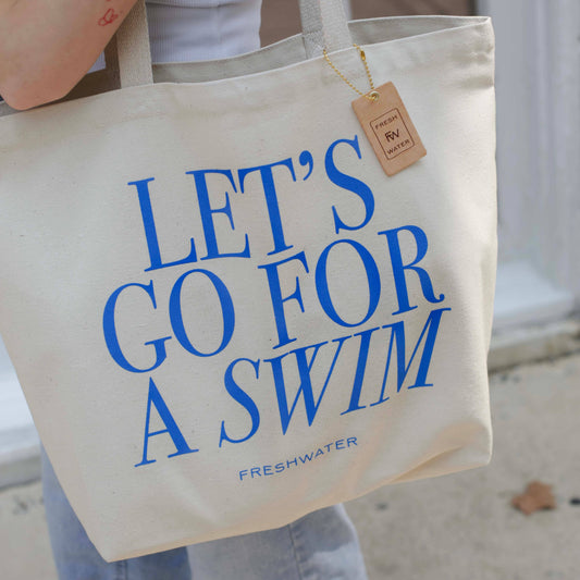 Freshwater Curated Goods - Let's Go For A Swim Tote