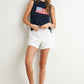 Flag Print Knitted Sleeveless Sweater - BMW7749